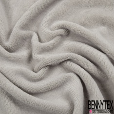 Eponge Serviette Bambou bi colore recto ardoise verso gris clair