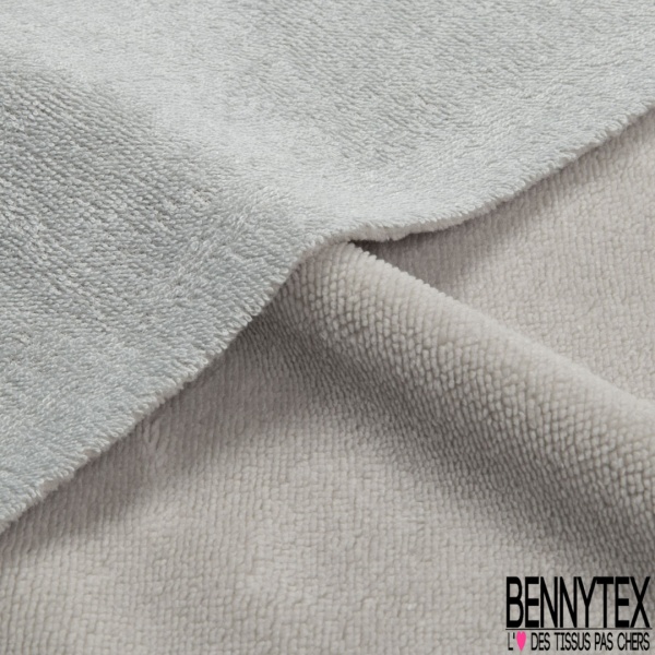 Eponge Serviette Bambou bi colore recto ardoise verso gris clair