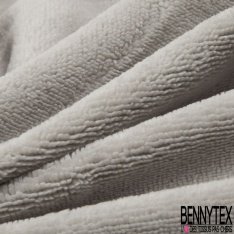 Eponge Serviette Bambou bi colore recto ardoise verso gris clair