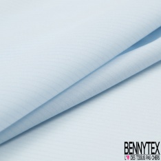 Microfibre lingerie fine motif rayure horizontale bleu crystal ciel