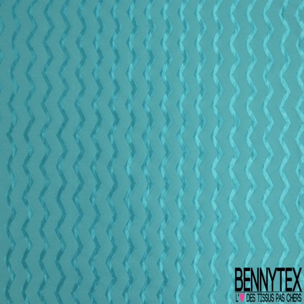 Jacquard d'ameublement motif rayure triangulaire verticale blanc optique fond mastique