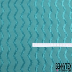 Jacquard d'ameublement motif rayure triangulaire verticale blanc optique fond mastique