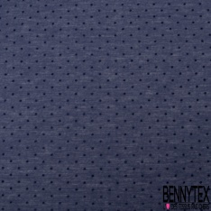 Jersey polyester fin flammé bordeaux motif plumetis projection velours bordeaux