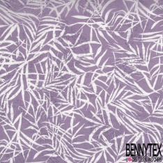 Jersey polyester fin flammé marine motif plumetis projection velours marine