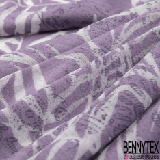 Jersey polyester fin flammé marine motif plumetis projection velours marine