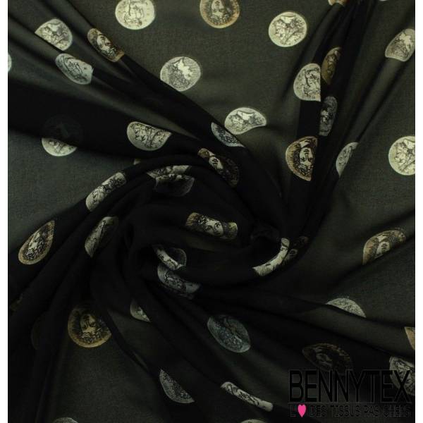 Robe BCBG Max Azria Taille 2 – Mousseline De Soie Noir à Motif – Neuf Avec Étiquettes