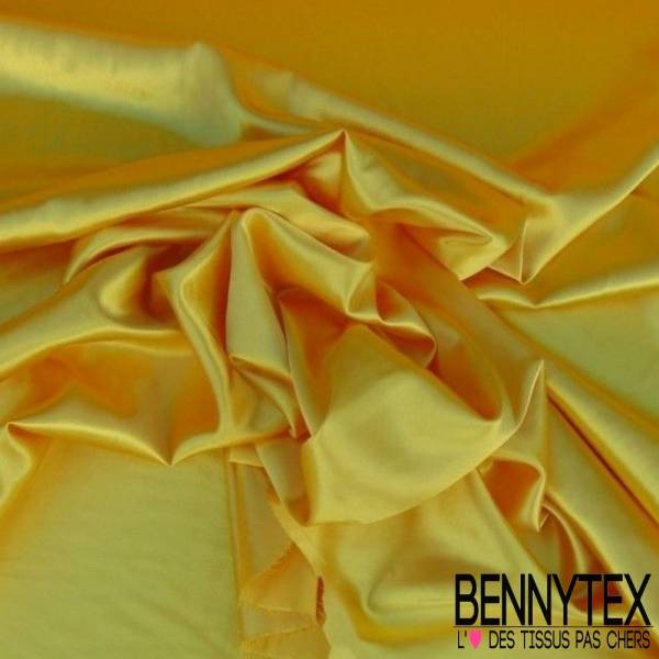 Satin Polyester Jaune Poussin Satin Polyester Jaune Poussin
