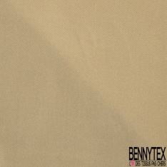 Twill de soie viscose uni taupe foncé