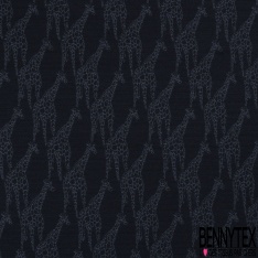 Jacquard coton polyester imprimé tropical camaïeu de rose lurex or
