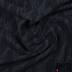 Jacquard coton polyester imprimé tropical camaïeu de rose lurex or