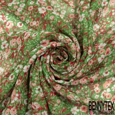 Coupon 3m mousseline krinkle imprimé géométrique amérindien multicolore fine rayure verticale lurex or