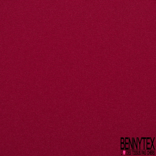 Burlington polyester uni framboise écrasé