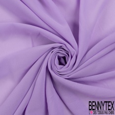 Mousseline georgette polyester uni fushia