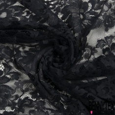 Bande Guipure de Luxe Noir Made in France