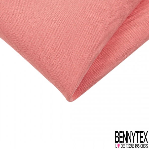 Coupon 3m double crêpe polyester uni marine