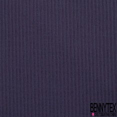 Crêpe jersey polyester élasthanne imprimé rayure horizontale écru rose primevère