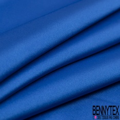 Satinette polyester élasthanne uni noir