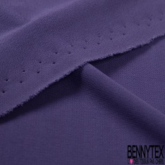 Coupon 3m crêpe polyester élasthanne uni bleu de nuage