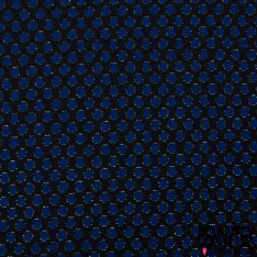 Brocart tissé rayure coeur orange givré lurex noisette horizontale fond noir