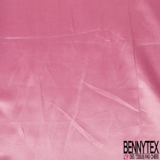 Coupon 3m satin polyester uni citron petite laize