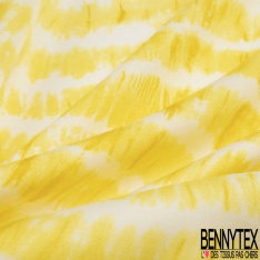 Fibranne viscose imprimé digital floral papier peint rétro fond bleu charron