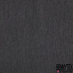 Mousseline crêpon de soie uni grotte bleue