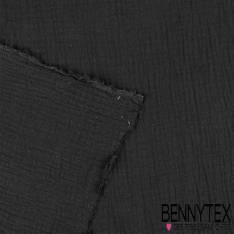 Coton Double Gaze Noir