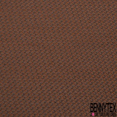 Jacquard polyester motif mot ultra précieux vert fond ottoman chiné noir bleu roi