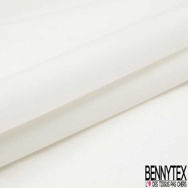 Somptueuse soie lingerie élasthanne blanc hivernal