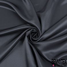 Satin de soie 16 momme uni encens givré