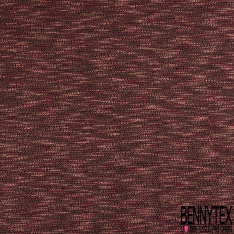 Jacquard imprimé cravate lie de vin noir ocre