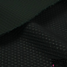 Jacquard imprimé mini losange géométrique lurex noisette noir cannelle