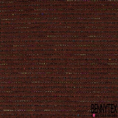 Jacquard imprimé rose rétro blanc optique noir fond orchidée