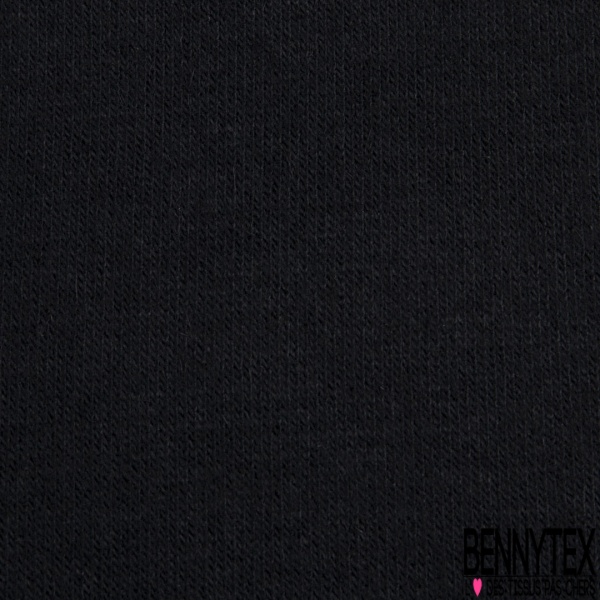 Tricot Jersey de laine uni noir