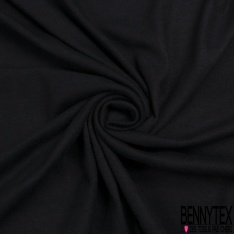 Tricot Jersey de laine uni noir