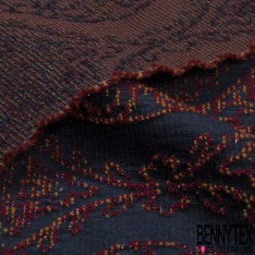 Jacquard imprimé fantaisie multicolore