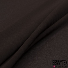 Coupon 3m mousseline georgette uni coquille d'oeuf