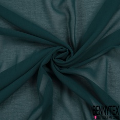 Coupon 3m mousseline georgette uni café