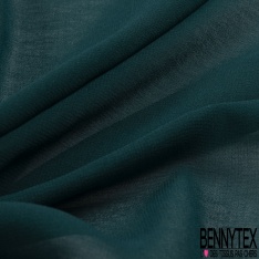 Coupon 3m mousseline georgette uni café