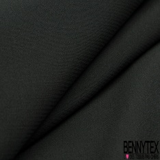 Double Crêpe viscose uni noir