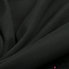 Double Crêpe viscose uni noir