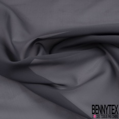 Double organza de soie uni vert subtil