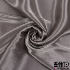 Crêpe viscose fluide lamé viscose orchidée verso argent