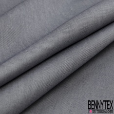 Toile coton chiné blanc optique aztèque