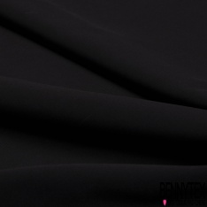 Double crêpe Morgan élasthanne viscose noir