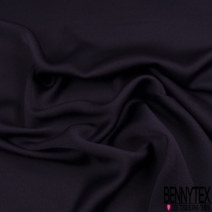 Double crêpe Morgan élasthanne viscose noir