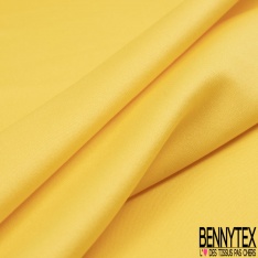 Crêpe jersey polyester élasthanne uni citron