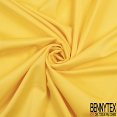 Crêpe jersey polyester élasthanne uni citron