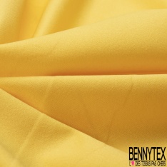 Crêpe jersey polyester élasthanne uni citron