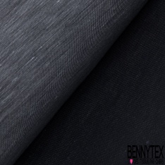 Satin Viscose imprimé petit pépin noir fond vert chasseur